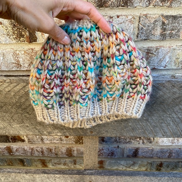 Kids winter beret new multi color hat - Picture 1 of 5